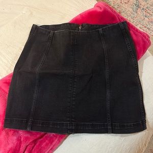Mini Denim Black skirt